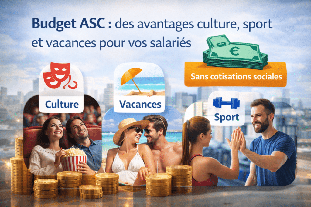 Avantages culture, sport, vacances sans cotisations sociales.