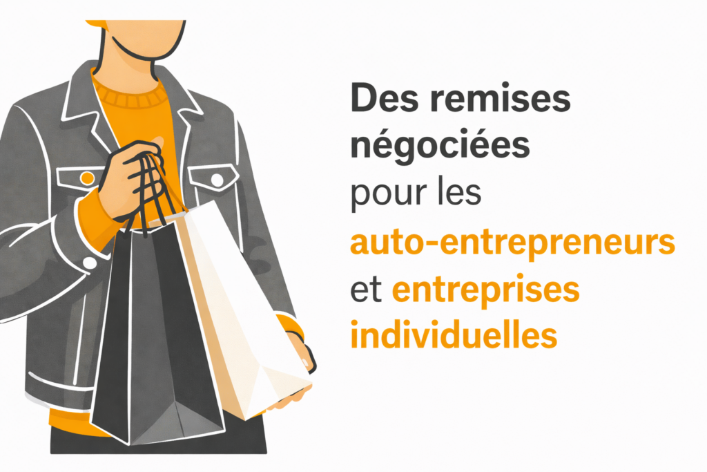 Remises pour auto-entrepreneurs et entreprises individuelles