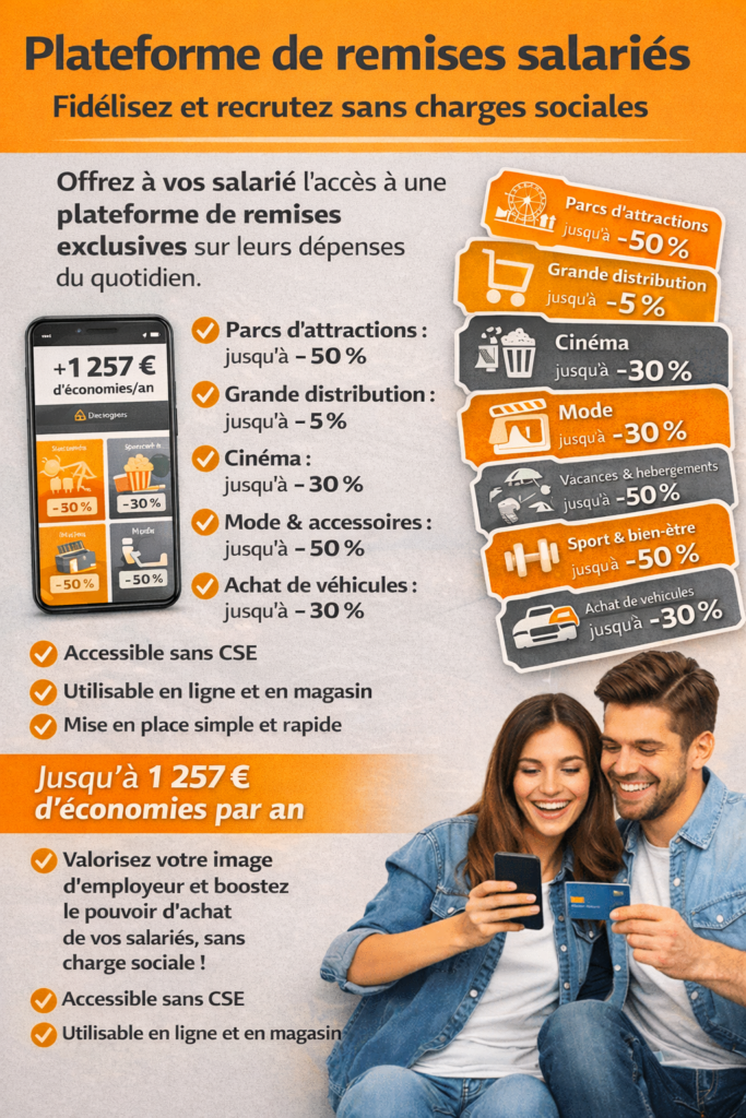 Plateforme de remises pour salariés