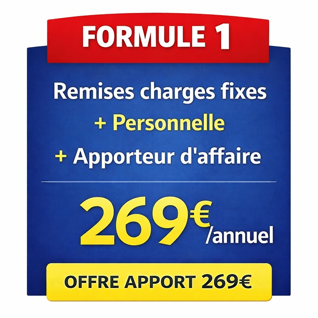 Formule 1 offre annuelle 269€