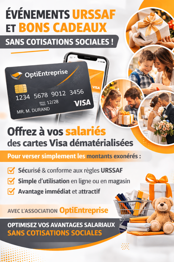 Cartes Visa d'entreprise pour salariés